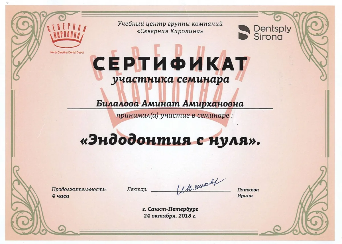 2018 Эндодонтия с нуля