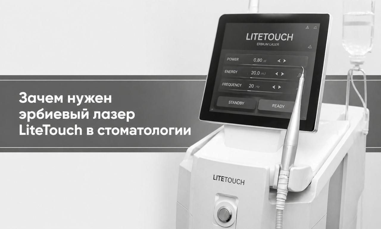 Зачем нужен эрбиевый лазер LiteTouch в стоматологии
